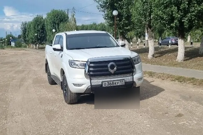 Реальный выкупленный автомобиль: белый пикап great wall